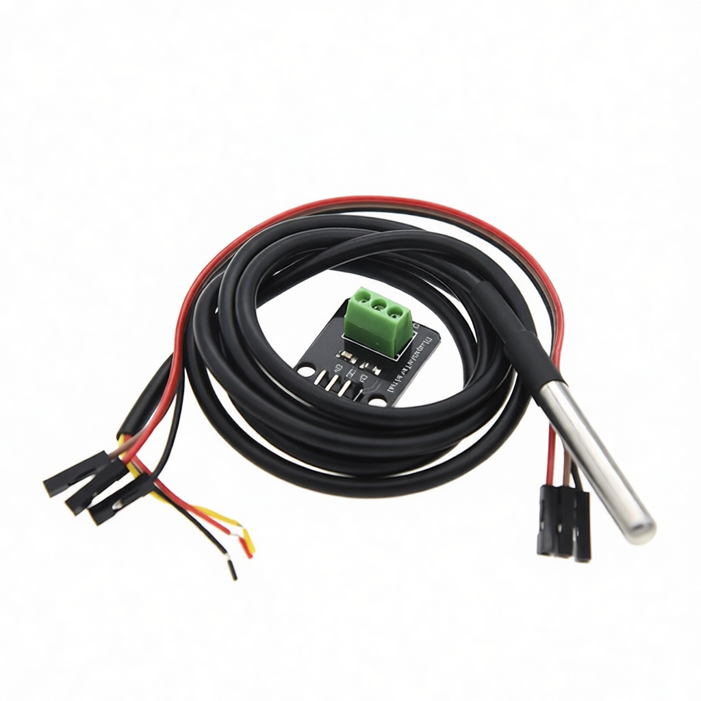 Ds18B20 Temperature Sensor - مستشعر حرارة رقمي مقاوم للماء طراز