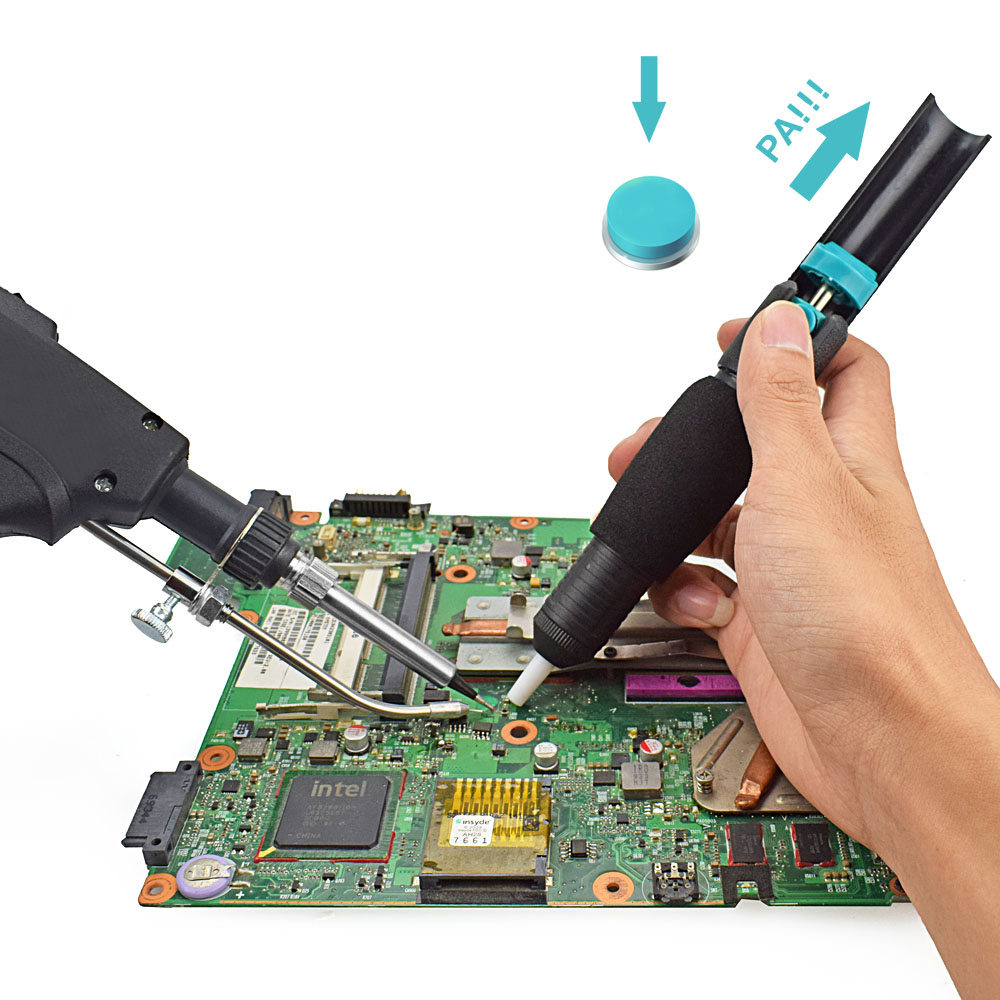 Desoldering Pump Solder - NEWACALOX-مضخة إزالة اللحام بالتفريغ ، أداة