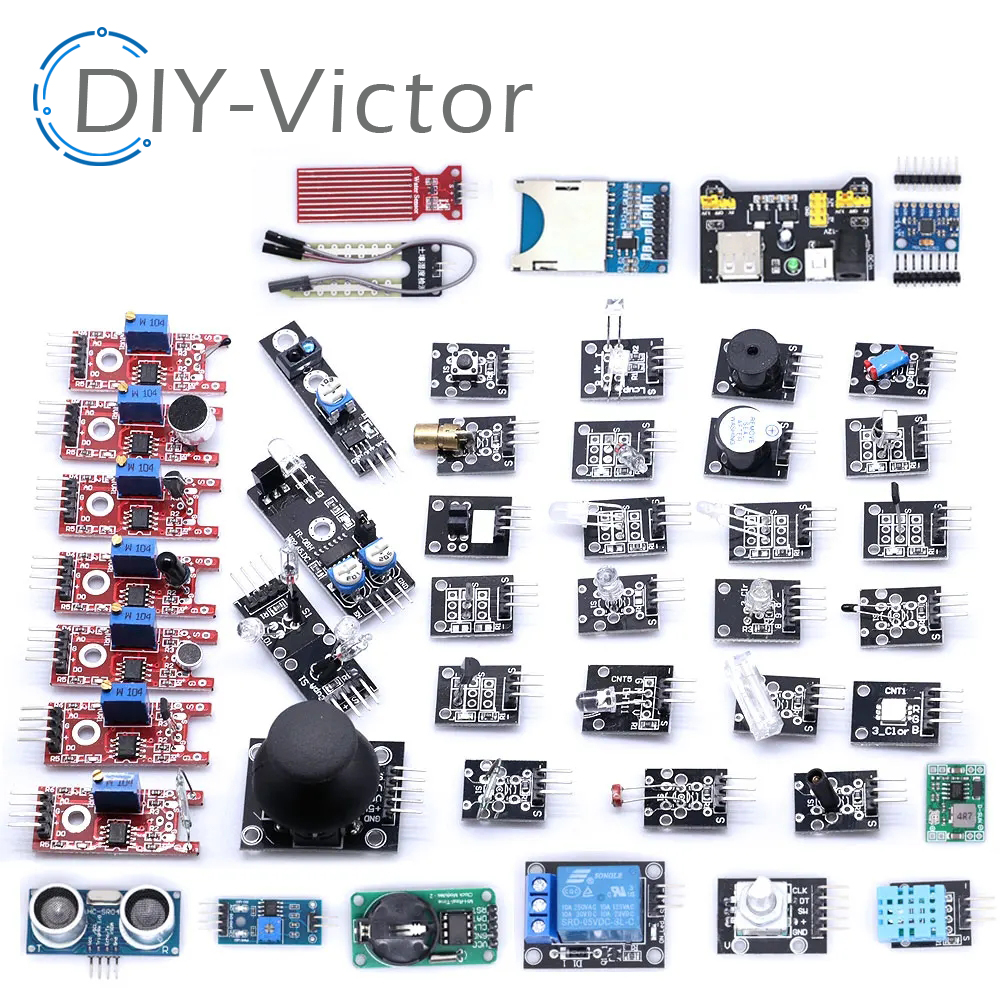 Arduino Uno Starter Kit - طقم بدء تشغيل وحدات استشعار لاردوينو