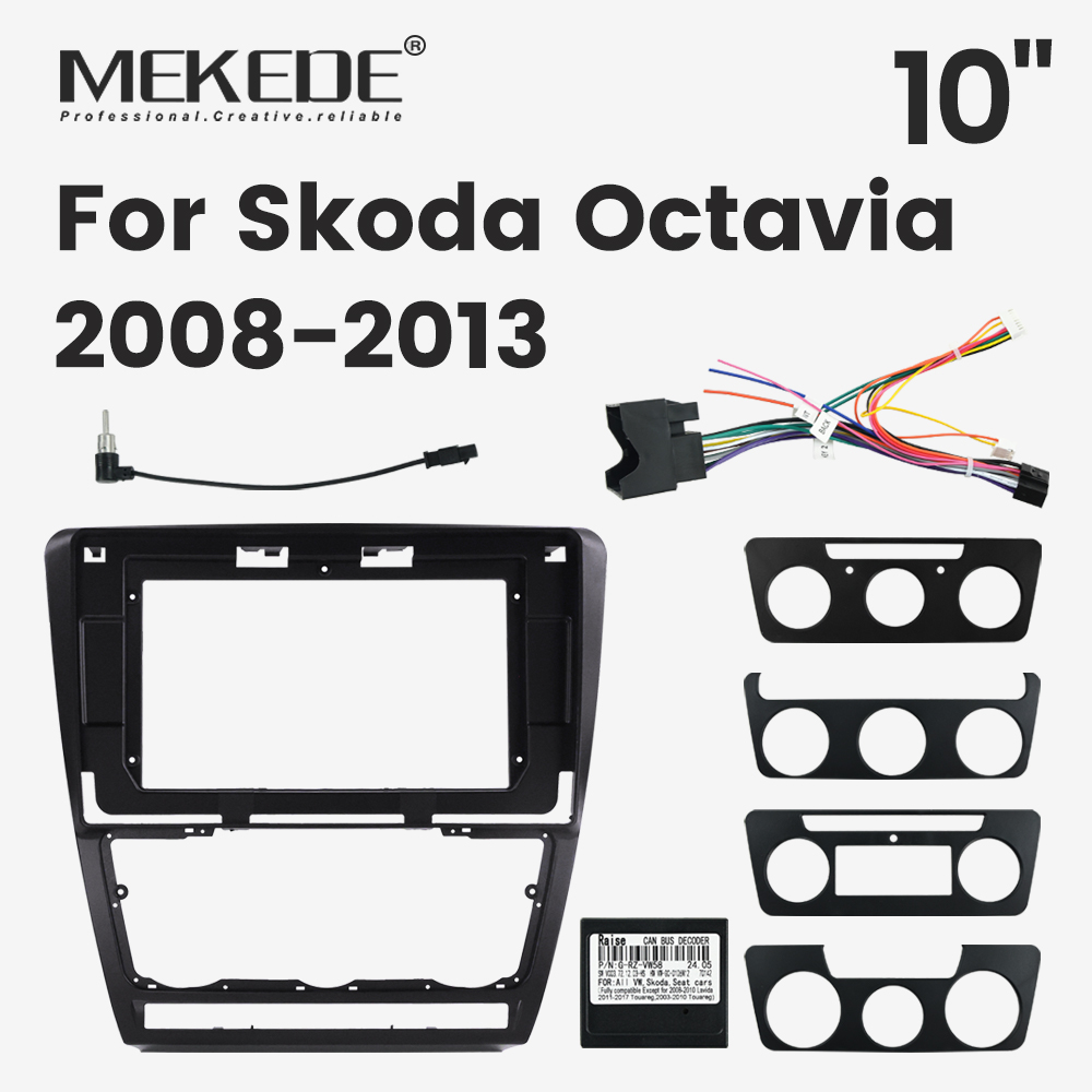 Diy Electronics Radio - MEKEDE لسكودا اوكتافيا 2008-2013 10 بوصة