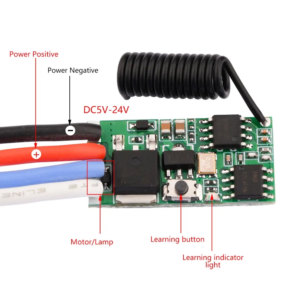Rf 433Mhz Module - وحدة استقبال لاسلكية صغيرة للتحكم عن