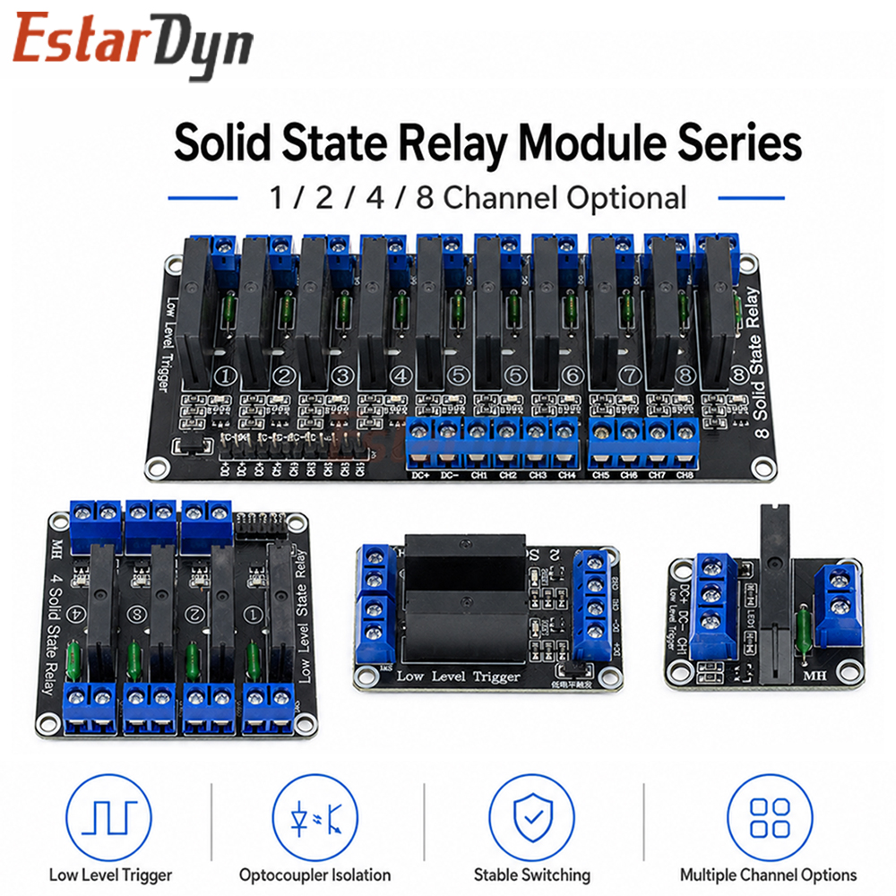 Relay Module 5V - وحدة ريلاي الحالة الصلبة Estardyn 5V