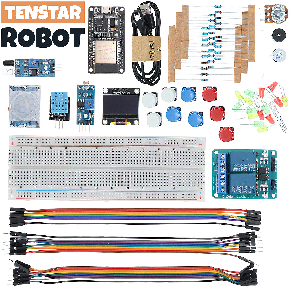 Arduino Uno Starter Kit - مجموعة المبتدئين الأساسية للوحة تطوير ESP32