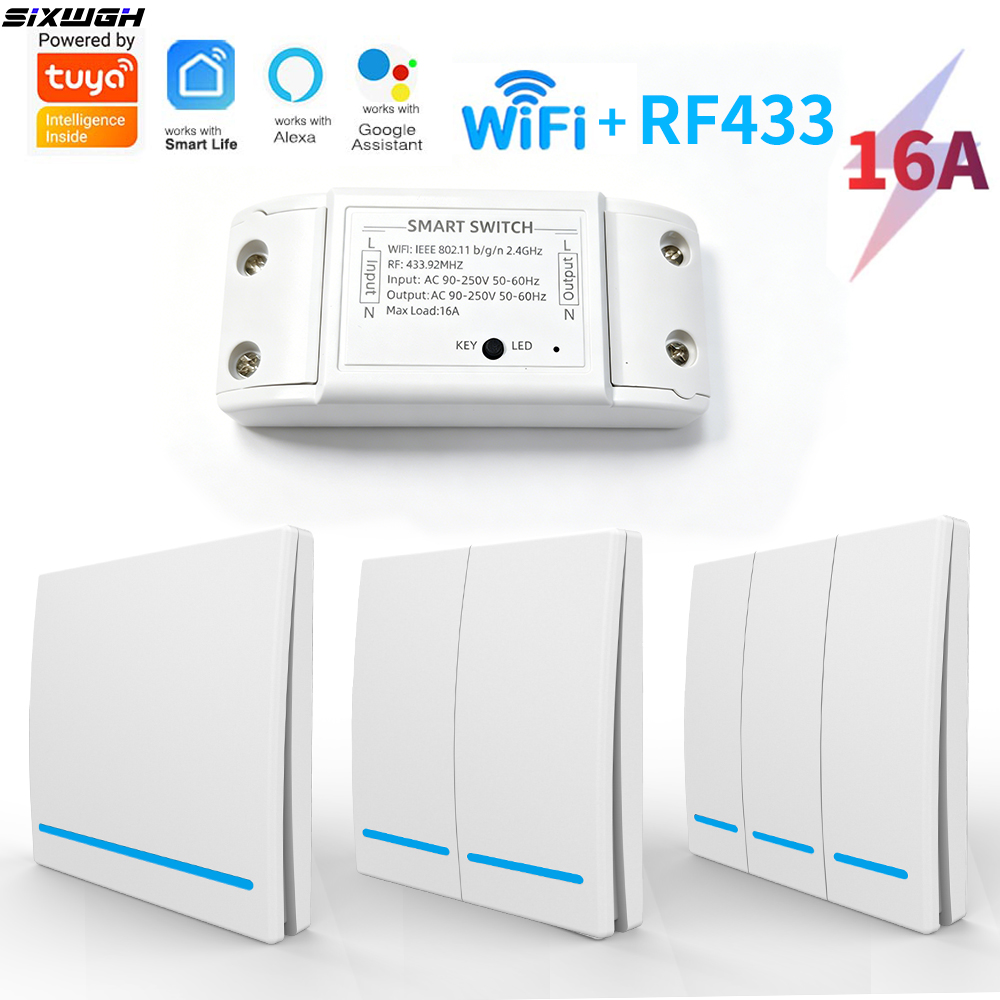 Rf 433Mhz Module - مفتاح ذكي واي فاي 16 أمبير