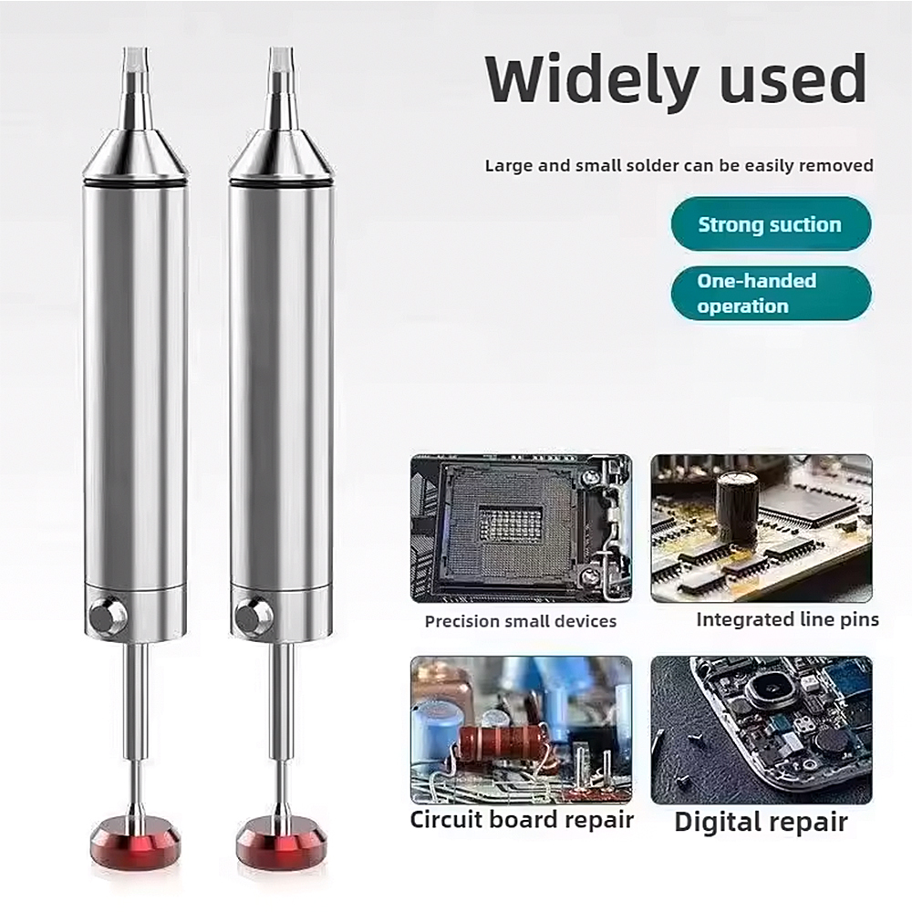 Desoldering Pump Solder - مضخة إزالة اللحام من الألومنيوم، قلم