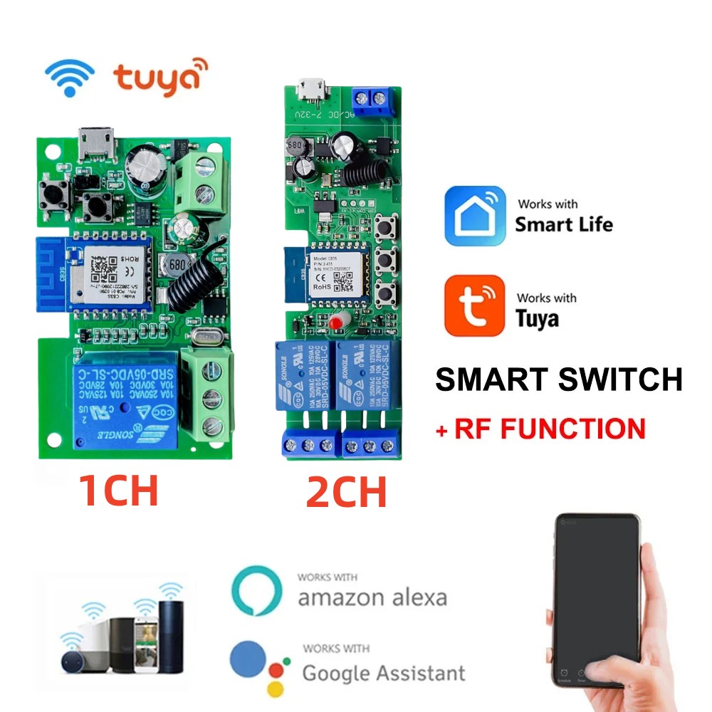 Relay Module 5V - أليكسا مفتاح ذكي تويا المنزل الذكي
