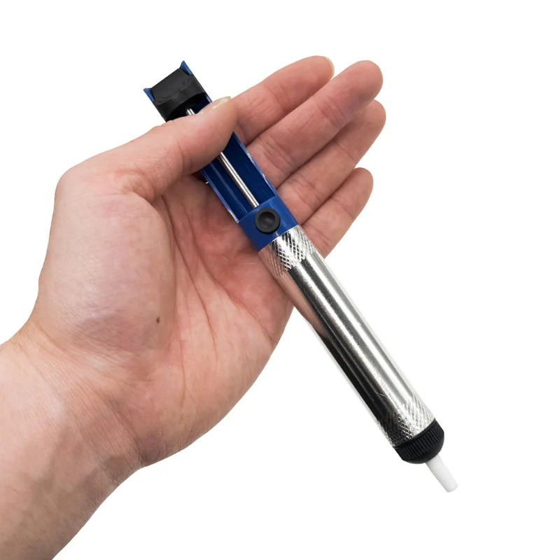 Desoldering Pump Solder - مضخة إزالة اللحام المعدنية من الألومنيوم،
