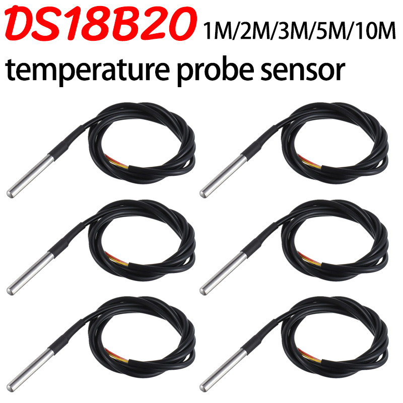 Ds18B20 Temperature Sensor - DS18B20 حزمة الفولاذ المقاوم للصدأ 1