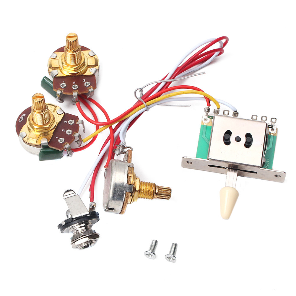 Diy Electric Guitar Electronics - طقم توصيلات كهربائية للجيتار شديد التحمل،
