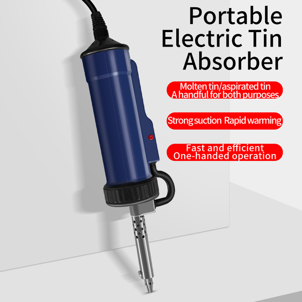 Desoldering Pump Solder - مضخة إزالة اللحام بالتفريغ الأوتوماتيكية، تعمل