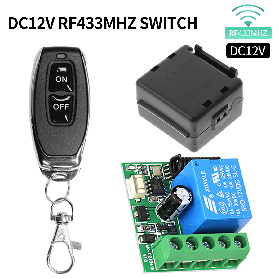 Rf 433Mhz Module - وحدة ترحيل صغيرة ومرسل بتردد لاسلكي