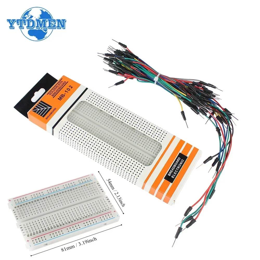 Diy Electronics Breadboard - MB-102 اللوح 400 830 نقطة لحام