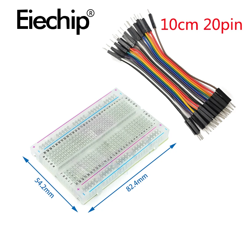 Diy Electronics Breadboard - 400 نقاط لحام PCB اللوح اختبار