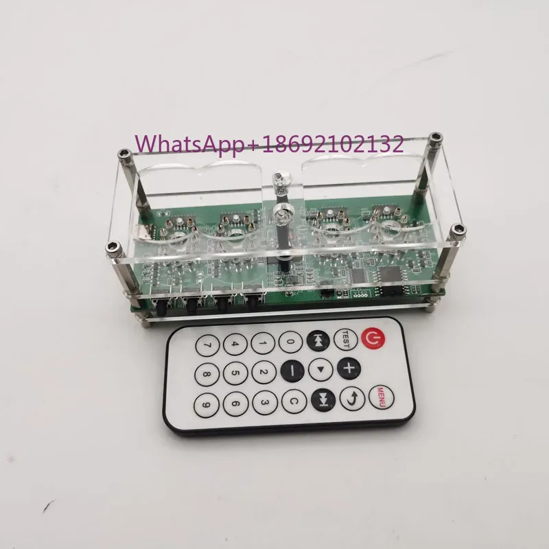 Diy Electronics Desk - ساعة إلكترونية مضيئة In12 بتصميم الاتحاد