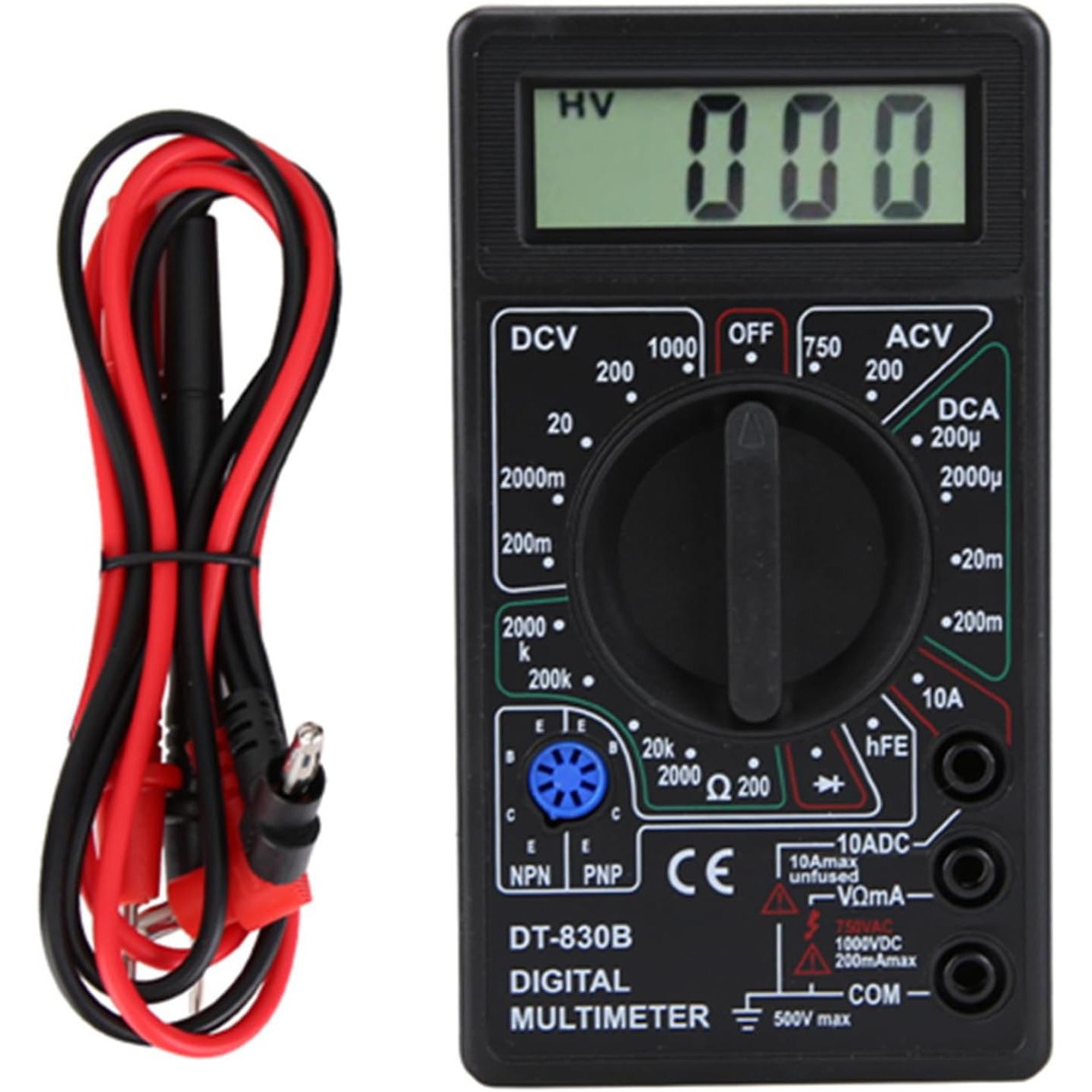 Multimeter Digital - مقياس رقمي متعدد، DT-830B متعدد الوظائف