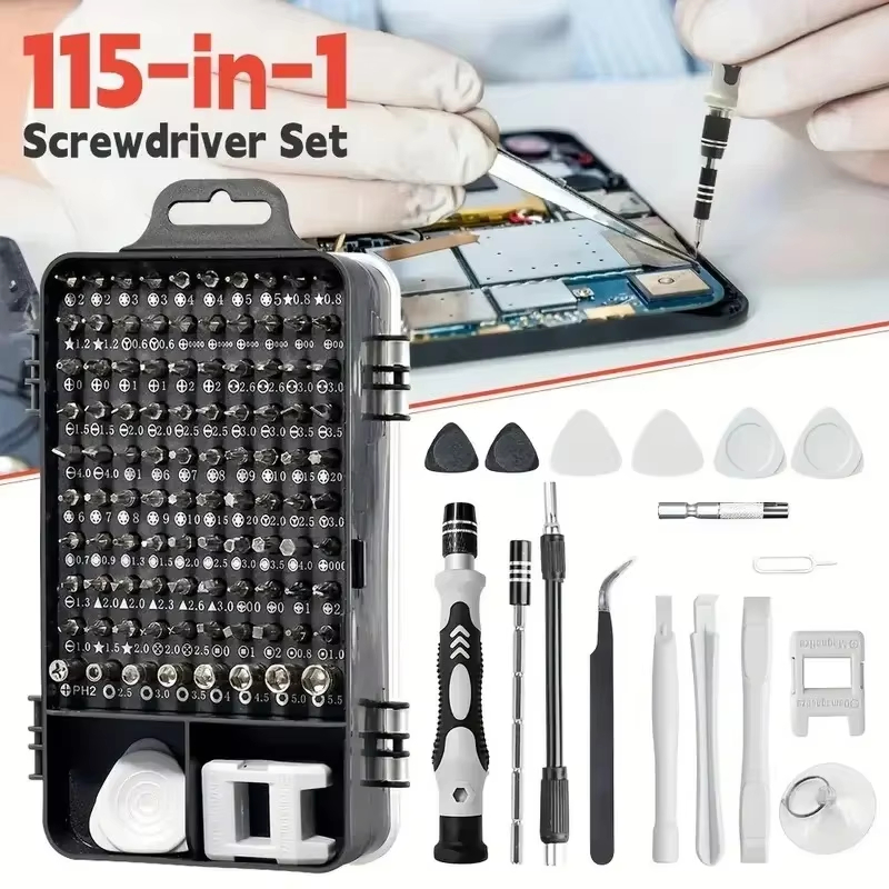 Diy Electronics For Beginners - طقم مفكات دقيقة 115 في 1