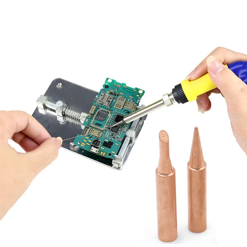 مجموعة من 5 رؤوس لحام نحاسية ن - مراجعة Diy Electronics Bench وسعره