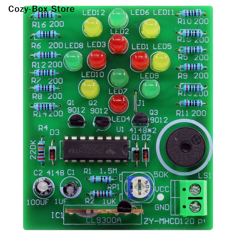 [ZY] طقم إلكتروني للهواة: صندو - مراجعة Diy Electronics Music وسعره