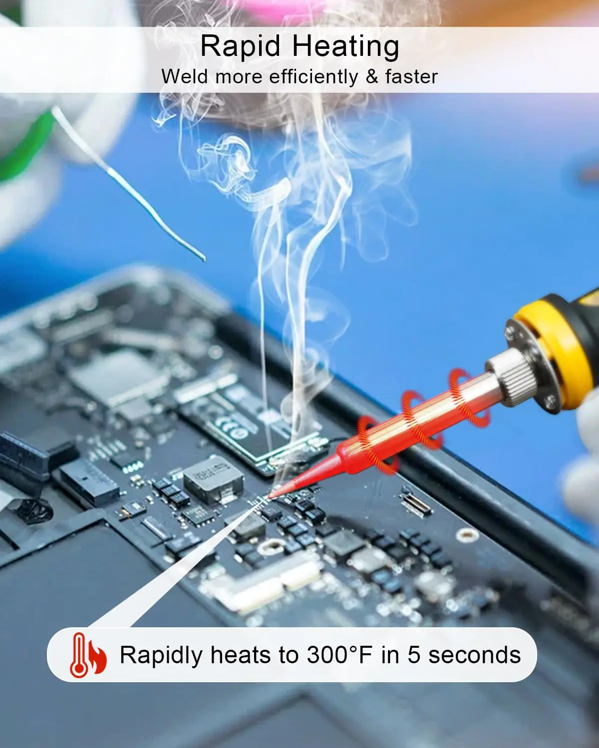 مجموعة مكواة لحام محمولة متواف - مراجعة Diy Electronics Organizer وسعره