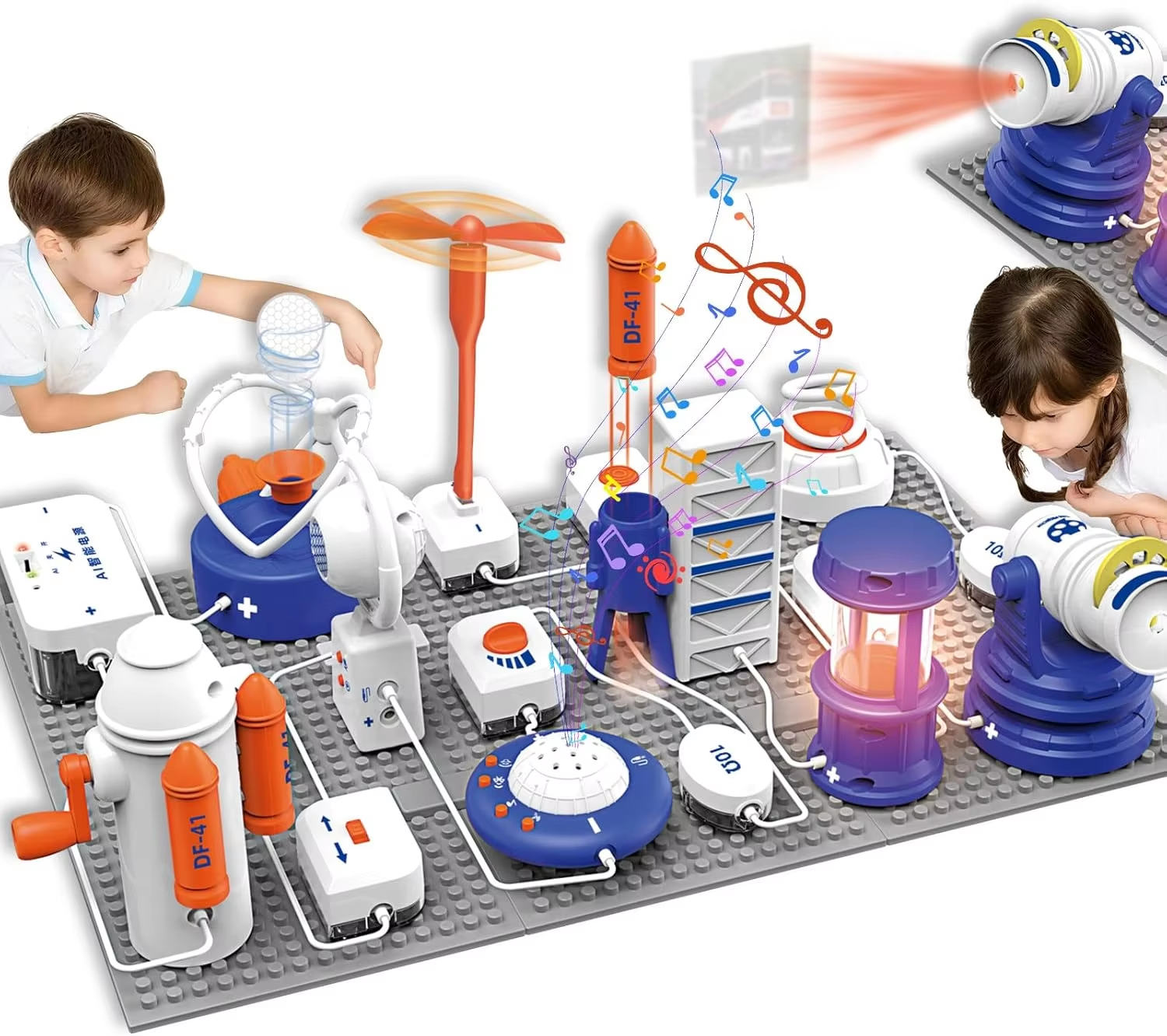 مجموعات العلوم والتكنولوجيا وا - مراجعة Diy Electronics Projects For Kids وسعره