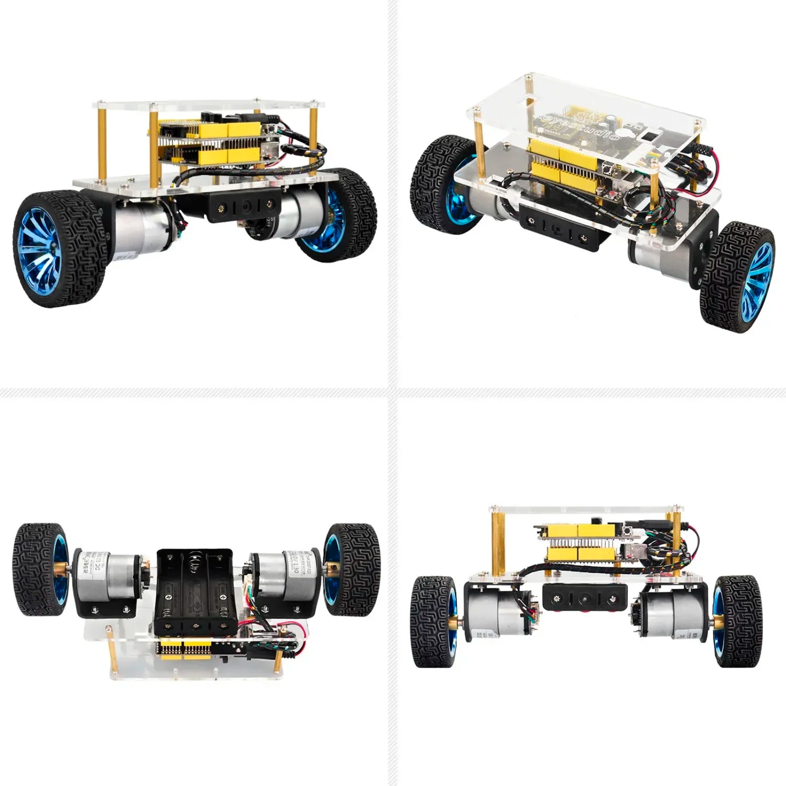 مجموعة أدوات السيارة الروبوتية - مراجعة Diy Electronics Projects For Kids وسعره