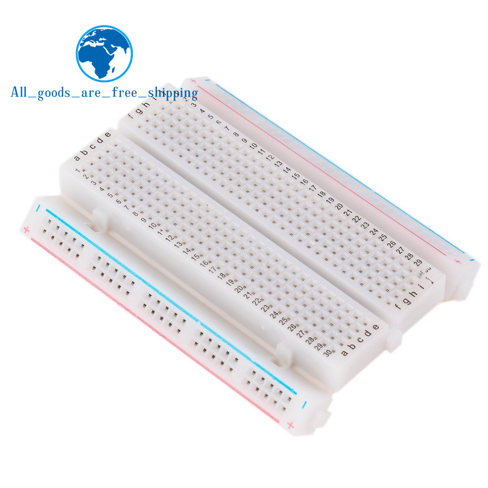 1/3 قطعة 8.5x5.5 سنتيمتر 400 ن - مراجعة Diy Electronics Breadboard وسعره