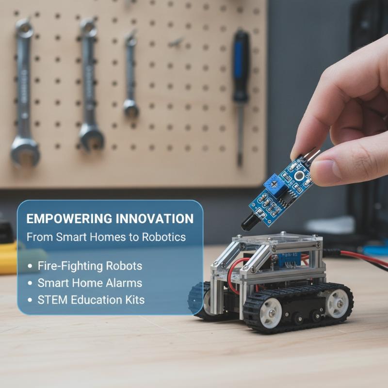وحدة استشعار اللهب بالأشعة تحت - مراجعة Useful Diy Electronics Projects وسعره