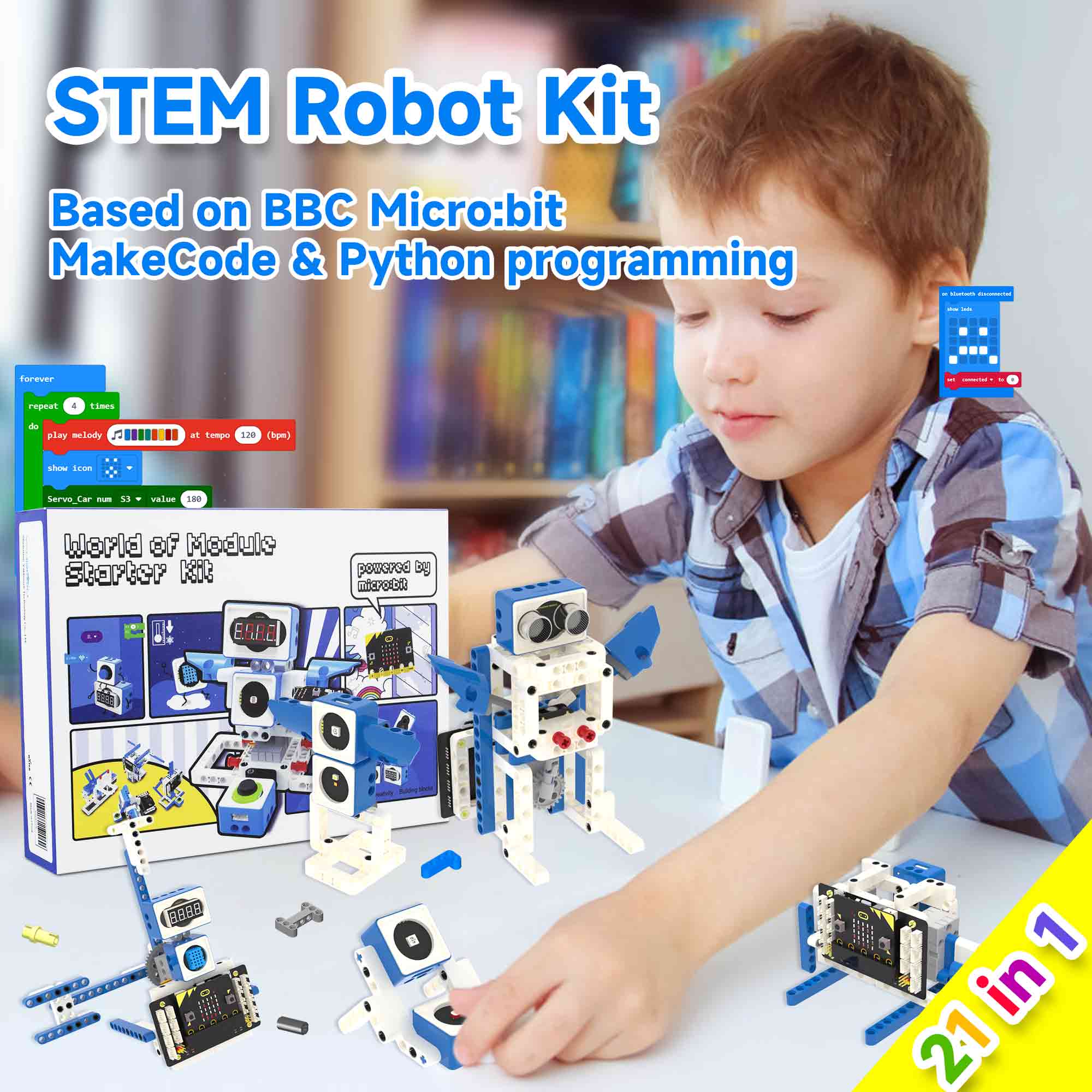 مجموعة سيارة روبوت ذكية مايكرو - مراجعة Diy Electronics Projects For Kids وسعره