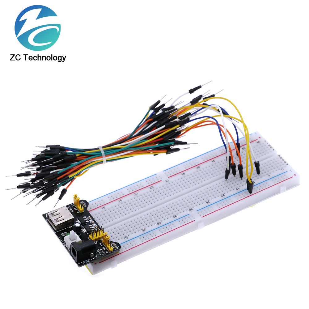 3.3 فولت/5 فولت MB102 لوحة الخ - مراجعة Diy Electronics Breadboard وسعره