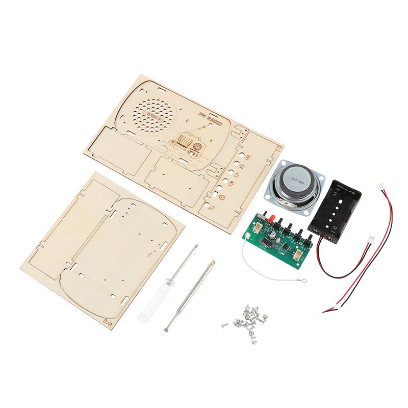 【xxx】مجموعة راديو FM خشبية للت - مراجعة Diy Electronics Projects For Kids وسعره