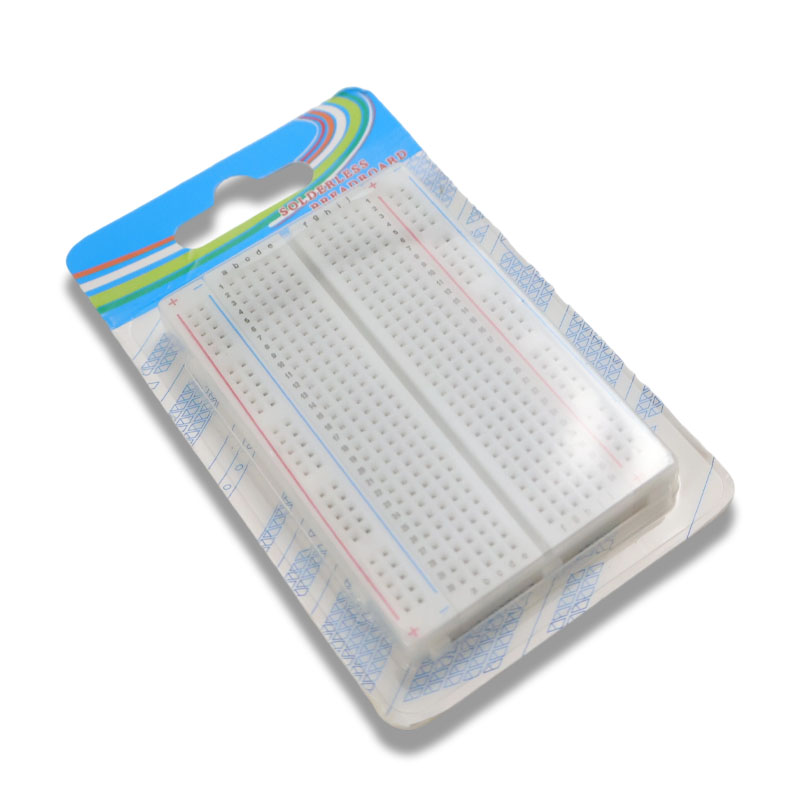 طقم لوحة توصيل MB102 بـ 400/83 - مراجعة Diy Electronics Breadboard وسعره