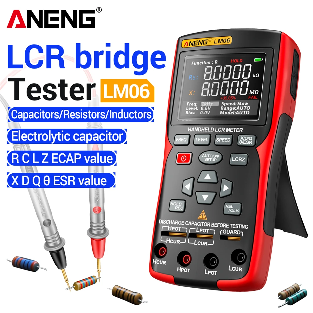 جهاز قياس LCR Bridge LM06 الإل - مراجعة Diy Electronics Workshop وسعره