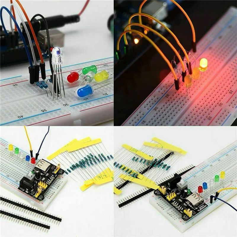 مجموعة أدوات المشروع الإلكترون - مراجعة Diy Electronics Starter Kit وسعره
