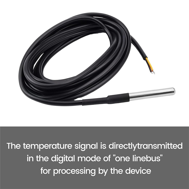 AT21-الترموستات الرقمي الاستشع - مراجعة Ds18B20 Temperature Sensor وسعره