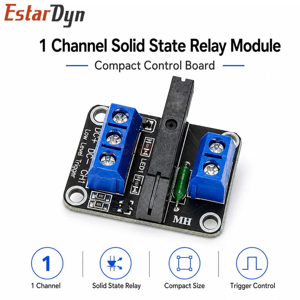 وحدة ريلاي الحالة الصلبة Estar - مراجعة Relay Module 5V وسعره
