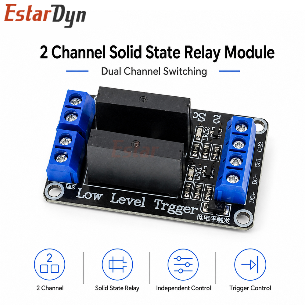وحدة ريلاي الحالة الصلبة Estar - مراجعة Relay Module 5V وسعره
