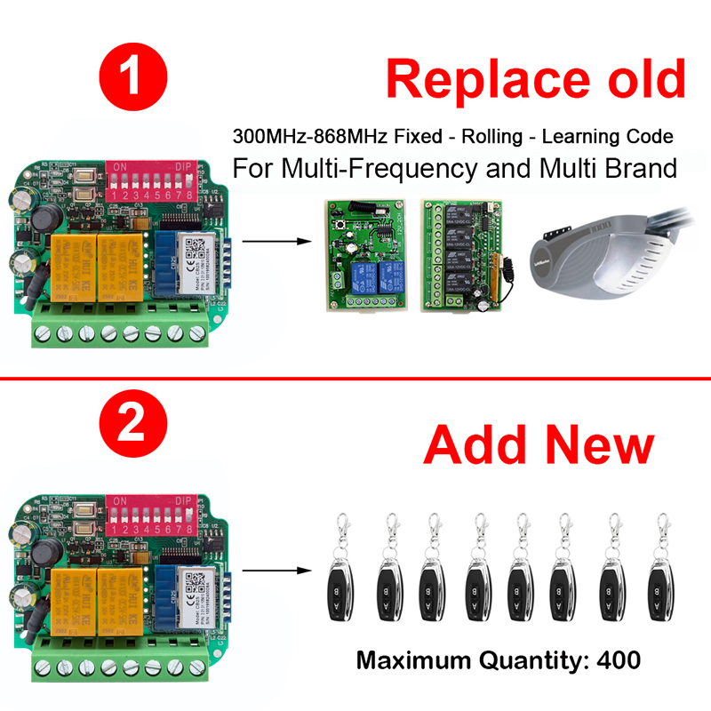 عالمي يعمل مع Tuya WiFi جهاز ا - مراجعة Rf 433Mhz Module وسعره