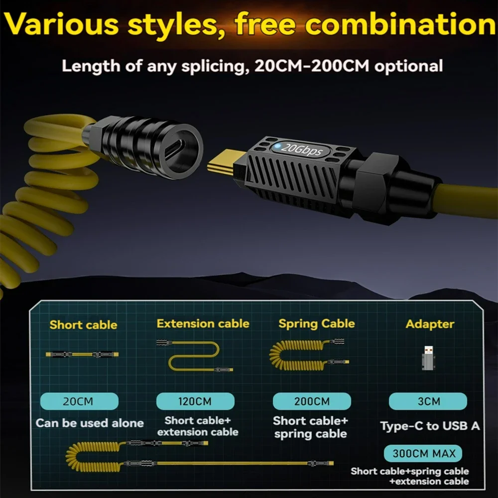 كابل بيانات 7in1 USB C Geek لت - مراجعة Diy Electronics Music وسعره