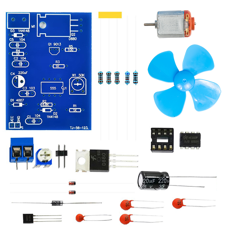 الإلكترونية FanDIY NE555 موتور - مراجعة Arduino Uno Starter Kit وسعره