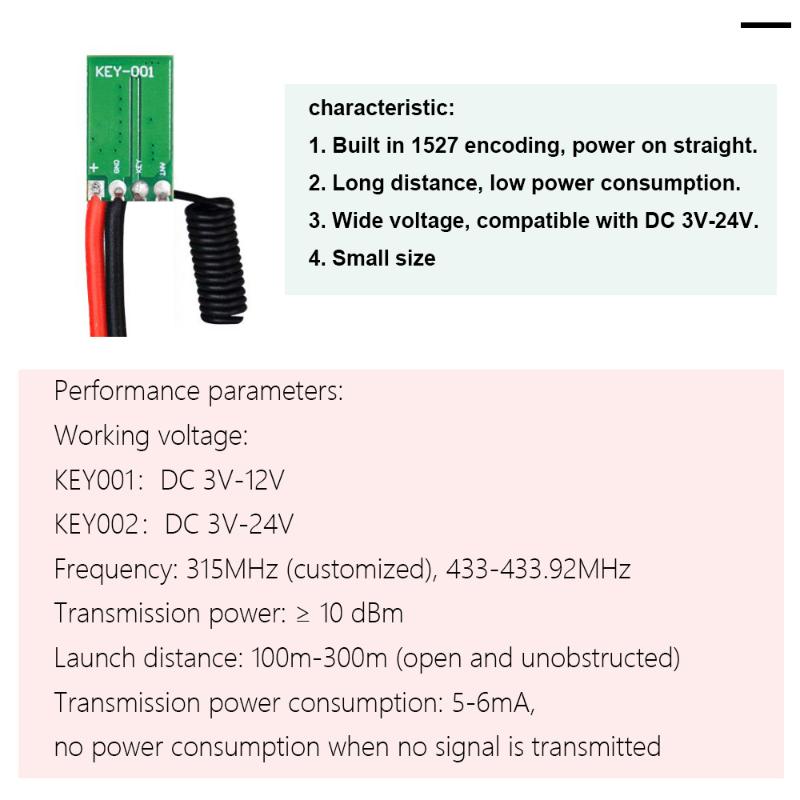 1 قطعة تيار مستمر 12 فولت 3 فو - مراجعة Rf 433Mhz Module وسعره