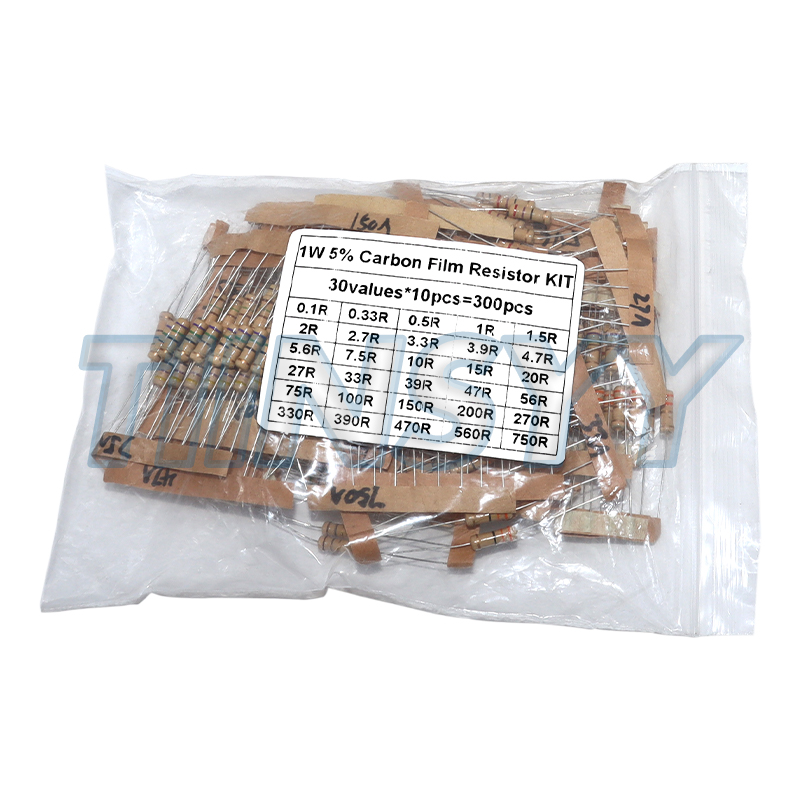 مجموعة مقاومات 300 قطعة، 1 واط - مراجعة Diy Electronics For Beginners وسعره