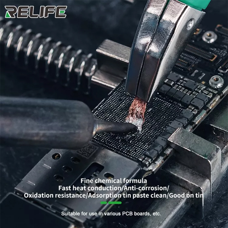 RELIFE ديسولديرينغ شبكة مكافحة - مراجعة Desoldering Pump Solder وسعره