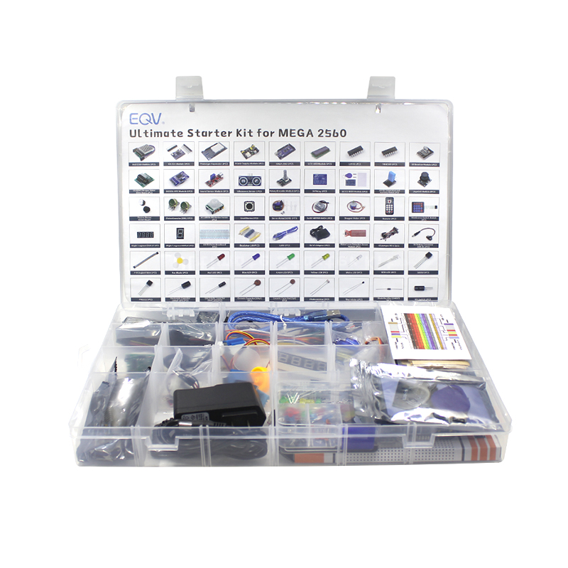EQV MEGA 2560 Project مجموعة ا - مراجعة Arduino Uno Starter Kit وسعره
