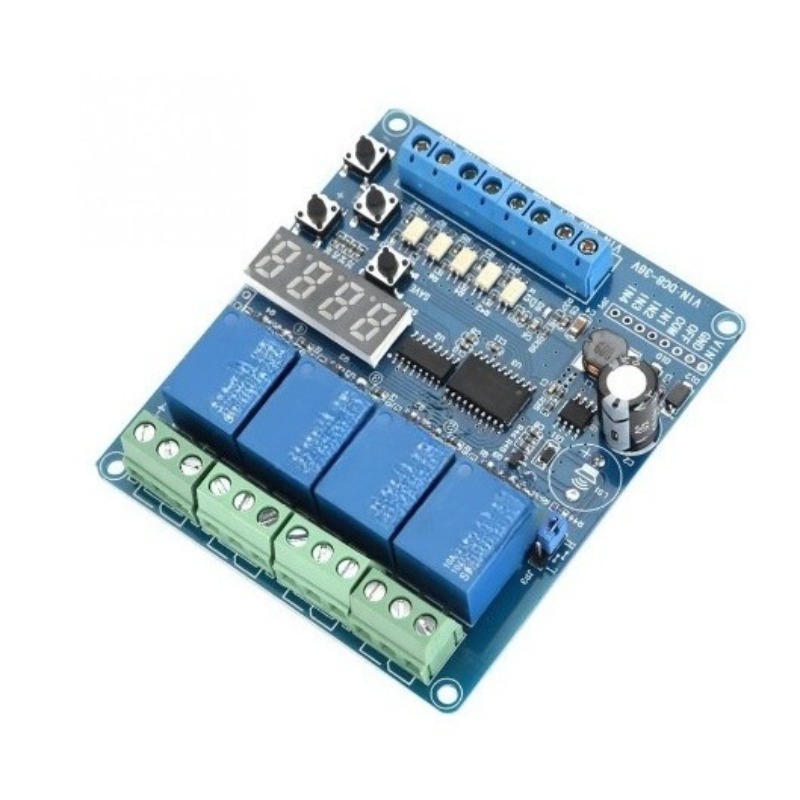 وحدة ريلاي متعددة الوظائف بـ 4 - مراجعة Useful Diy Electronics Projects وسعره