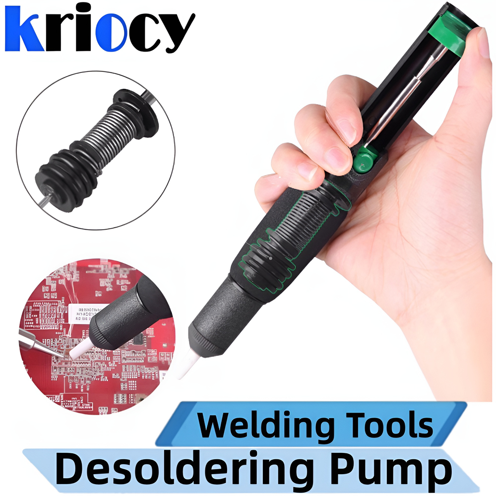 معدن ديسولديرينغ مضخة شفط القص - مراجعة Desoldering Pump Solder وسعره