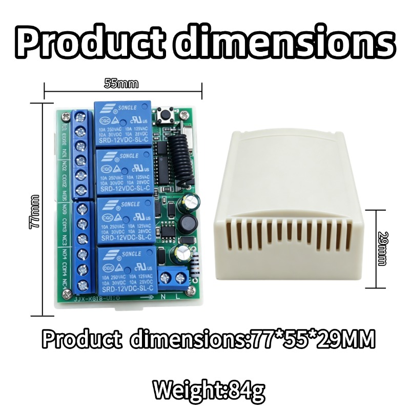 مفتاح تحكم عن بعد بتردد 433 مي - مراجعة Rf 433Mhz Module وسعره