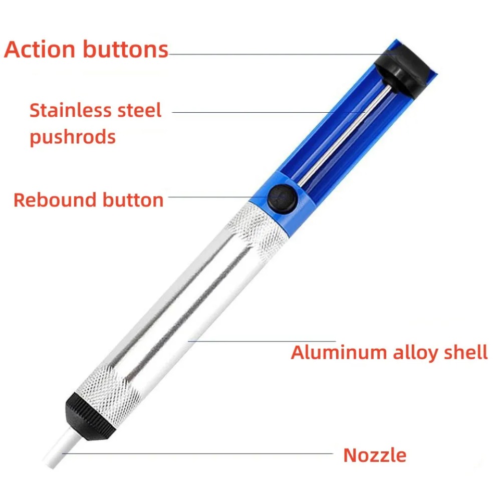 الألومنيوم ديسولديرينغ مضخة فر - مراجعة Desoldering Pump Solder وسعره