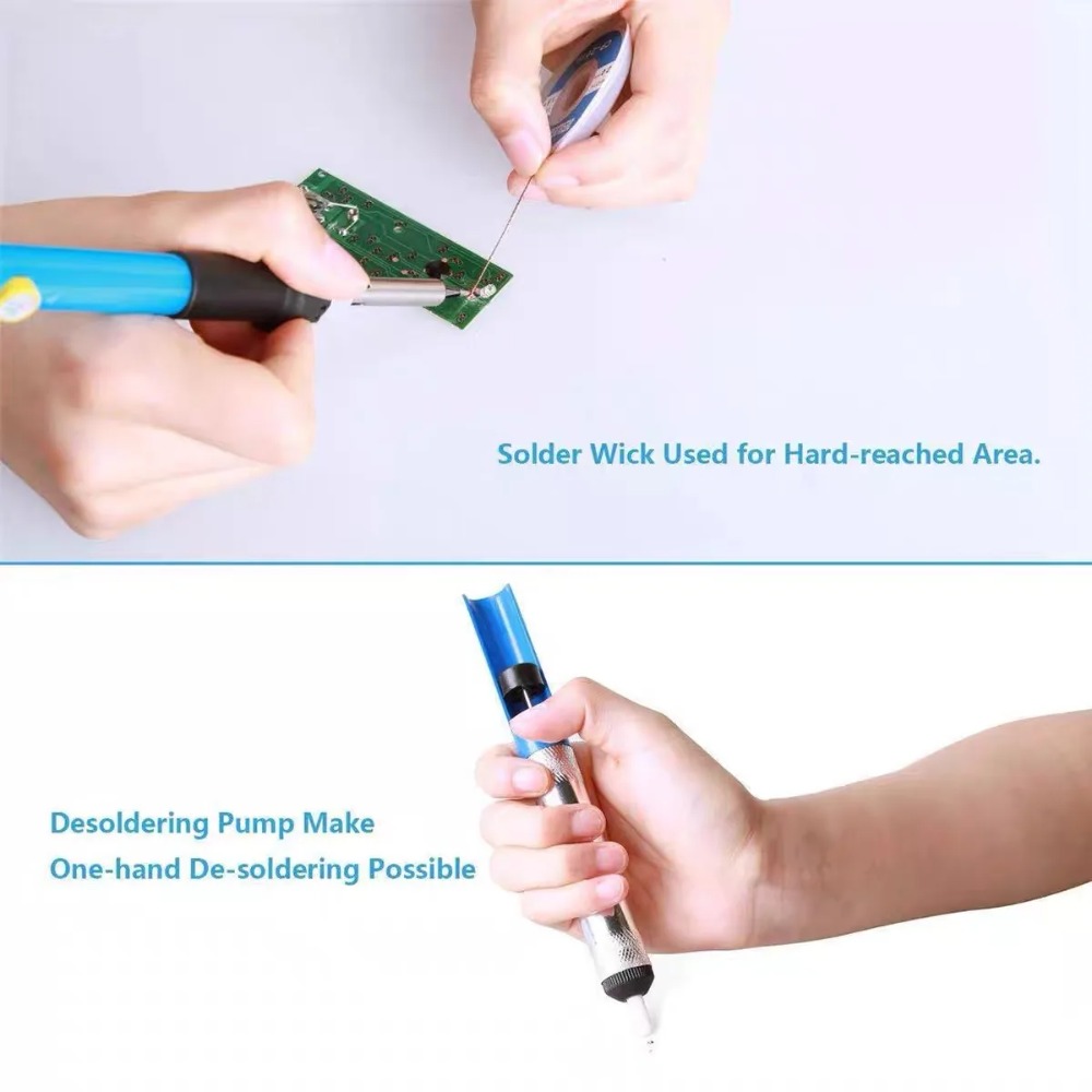 الألومنيوم ديسولديرينغ مضخة فر - مراجعة Desoldering Pump Solder وسعره