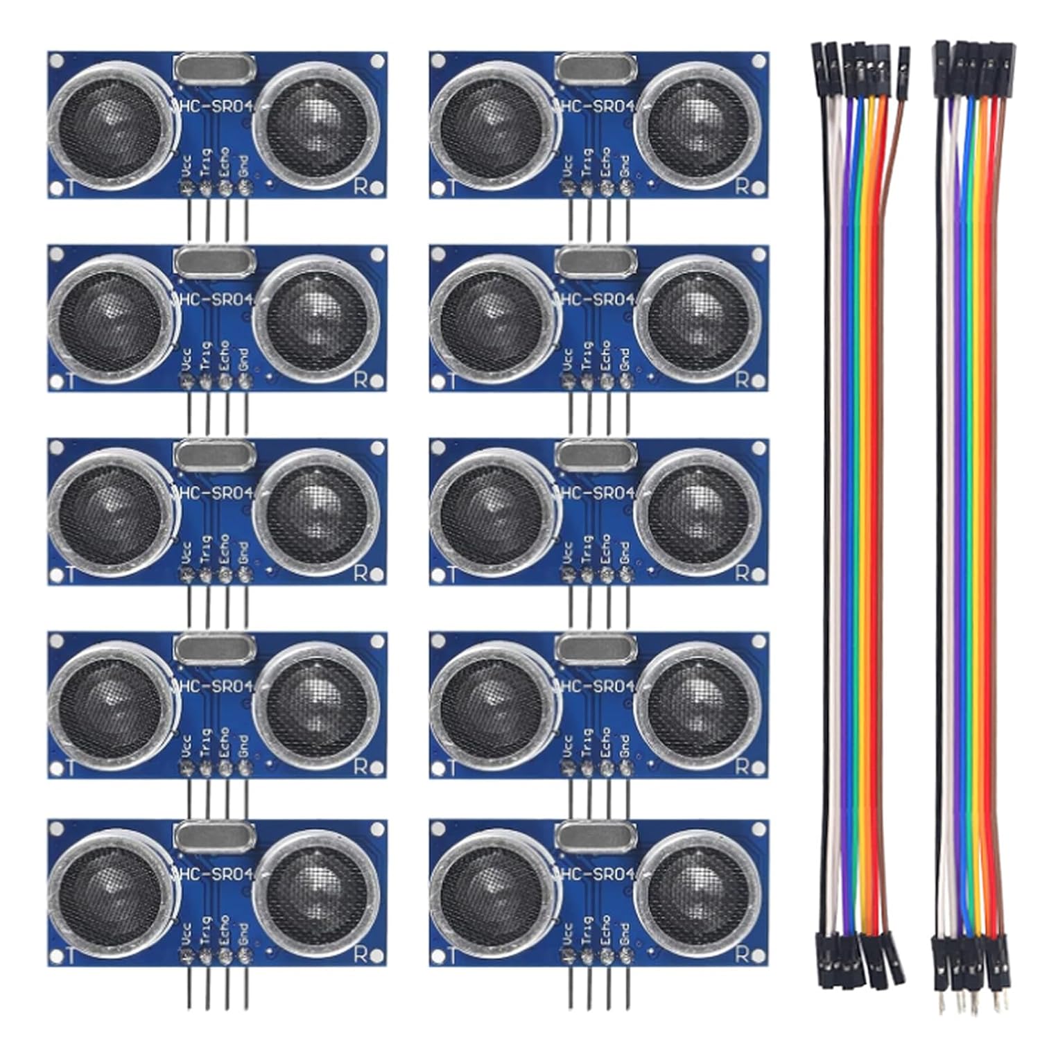 10 قطعة HC-SR04 وحدة مسافة الا - مراجعة Ultrasonic Sensor Hc وسعره