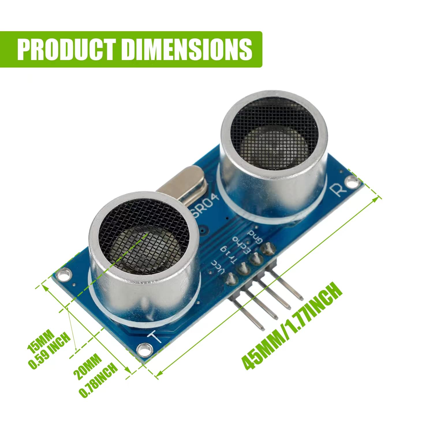 10 قطعة HC-SR04 وحدة مسافة الا - مراجعة Ultrasonic Sensor Hc وسعره